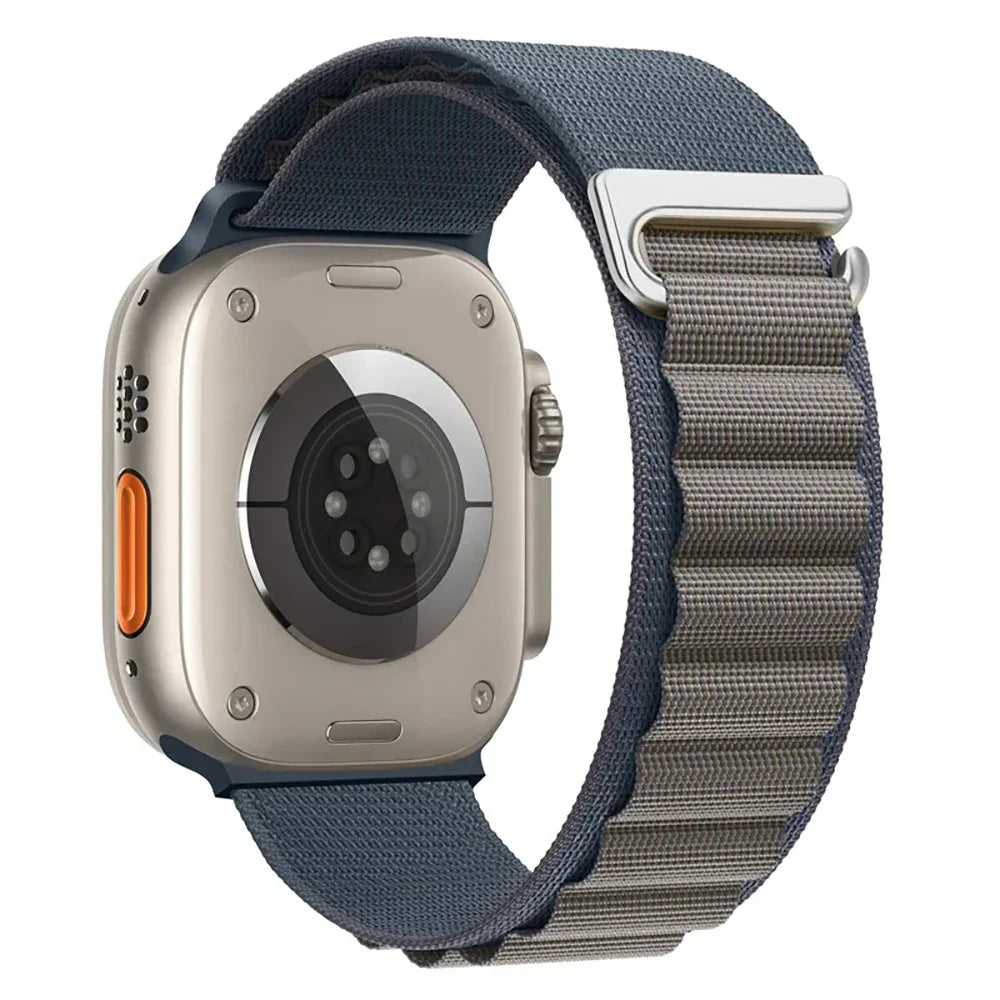 Apple Watch用スポーツループバンド グレーブルー