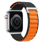 Apple Watch用スポーツループバンド ブラック×オレンジ