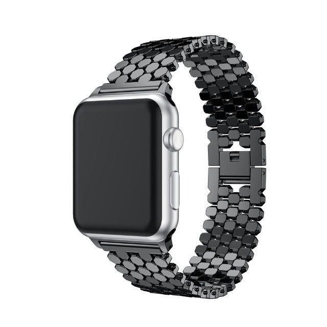 Apple Watch用デラックスブレスレット ブラック