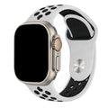 Apple Watch用スポーツバンド ホワイト×ブラック