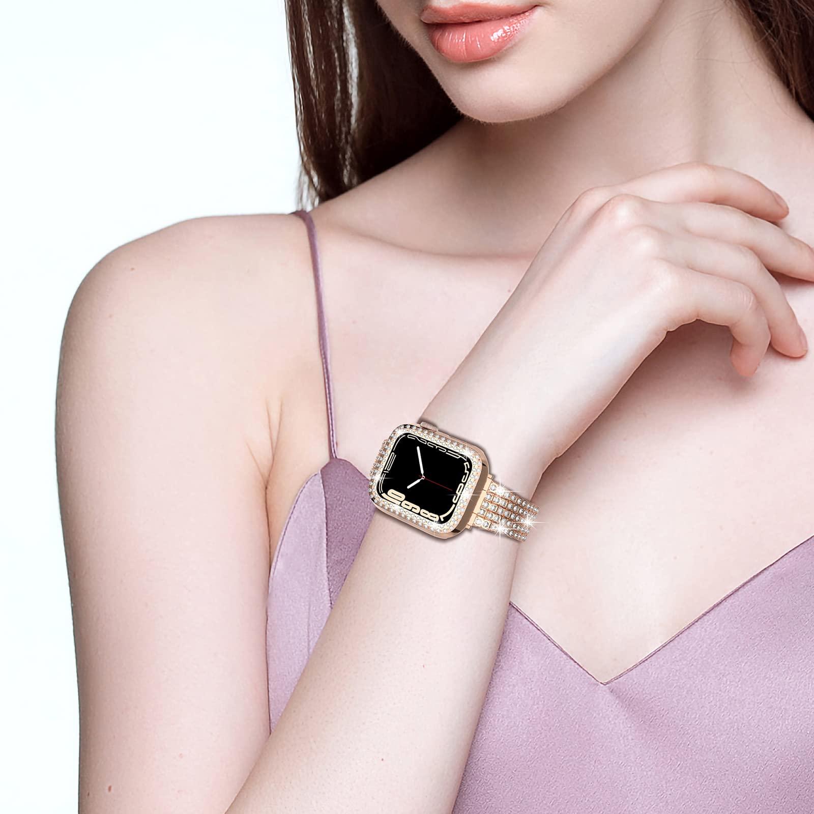 レディース向け Apple Watch ダイヤモンド ブレスレット
