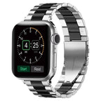 Apple Watch用ブレスレット　シルバー＆ブラックメタル