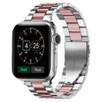 Apple Watch用ブレスレット　シルバー＆ローズメタル