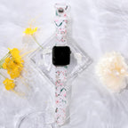 Apple Watch用 レディース ブレスレット フローラルプリント