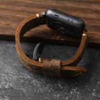 Apple Watch メンズブレスレット 本革 ブラック