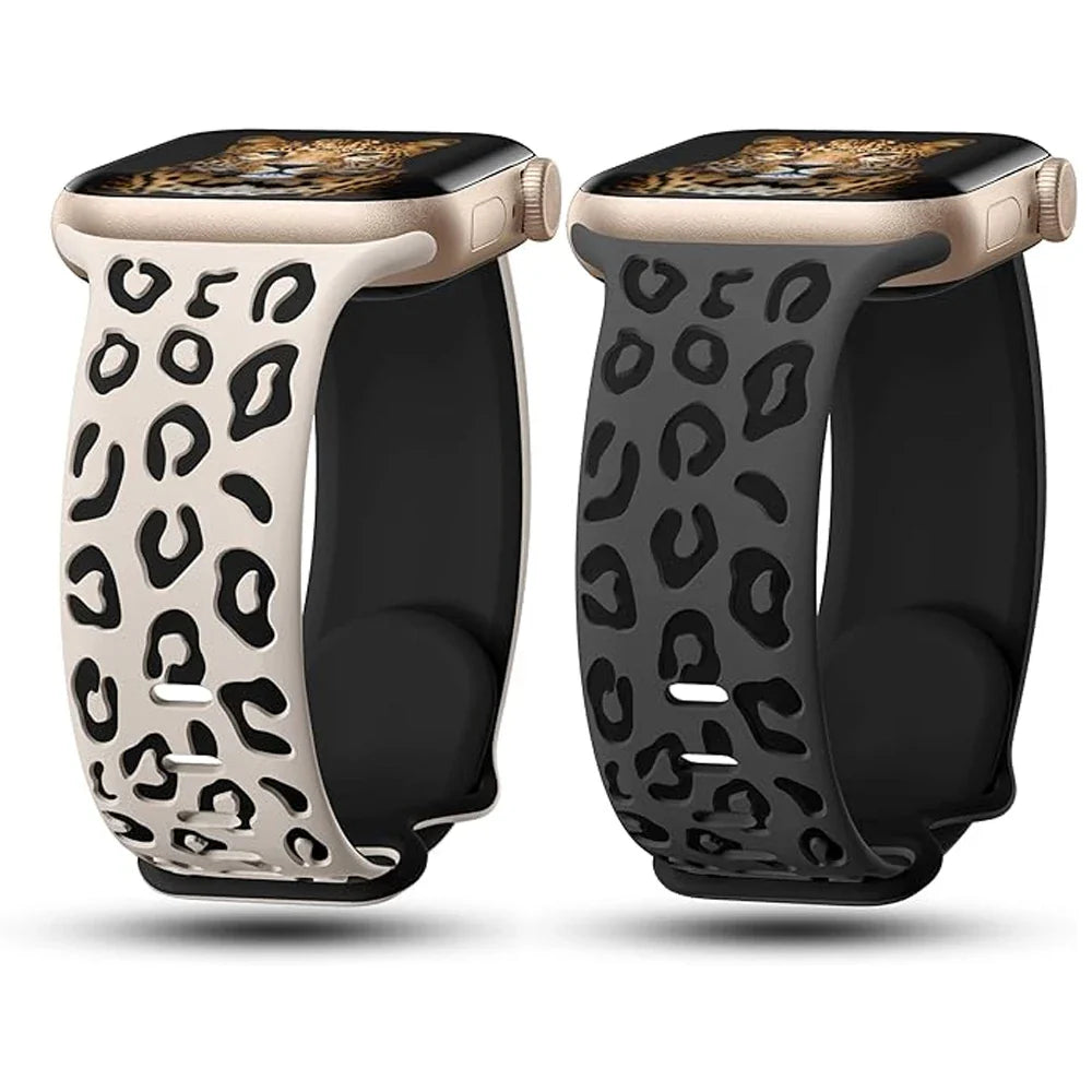 Apple Watch用レオパードブレスレット