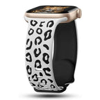 Apple Watch用レオパードブレスレット ホワイト