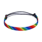 Bracelet arc-en-ciel ajustable