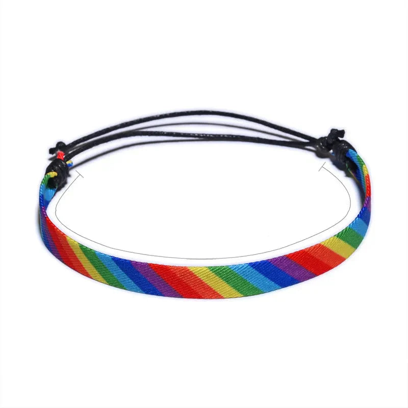 調節可能なレインボーブレスレット