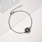 Bracelet avec Boussole Rose des Vents Homme ou Femme