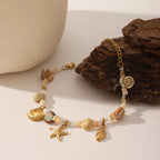 Bracelet avec Coquillages et Nacre