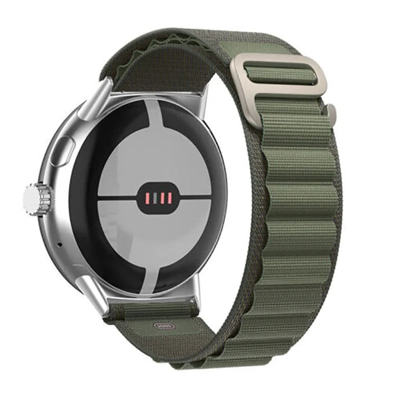ブレスレット アルパインループ スマートウォッチ Google Pixel Watch 1 & 2 グリーン