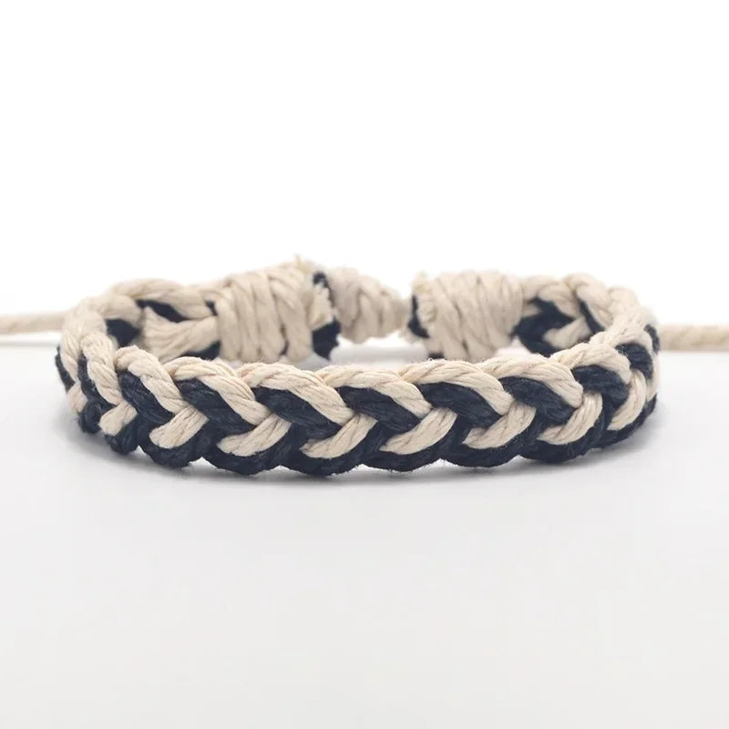 Bracelet Brésilien Artisanal Couleurs Naturelles noir