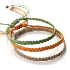 Bracelet Brésilien Fin et Ajustable orange