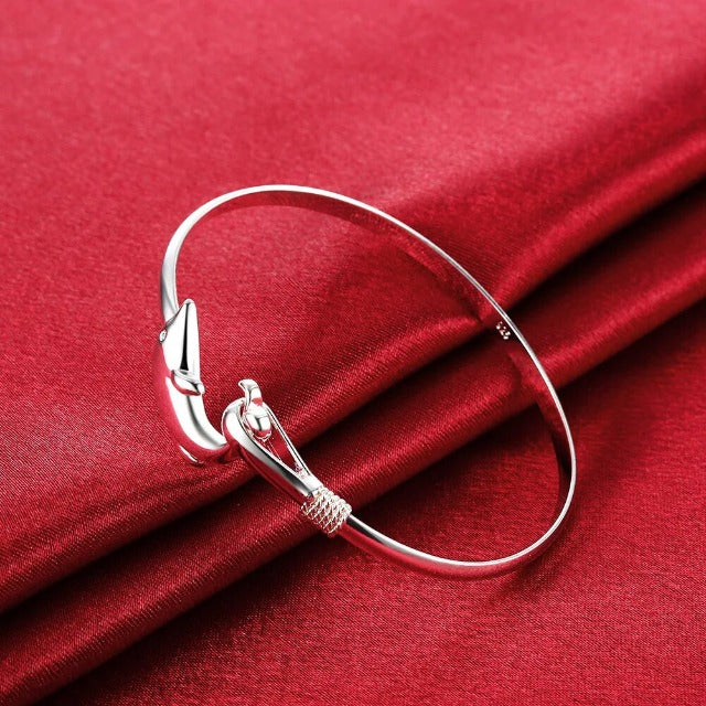 Bracelet Dauphin en Argent pour Femme