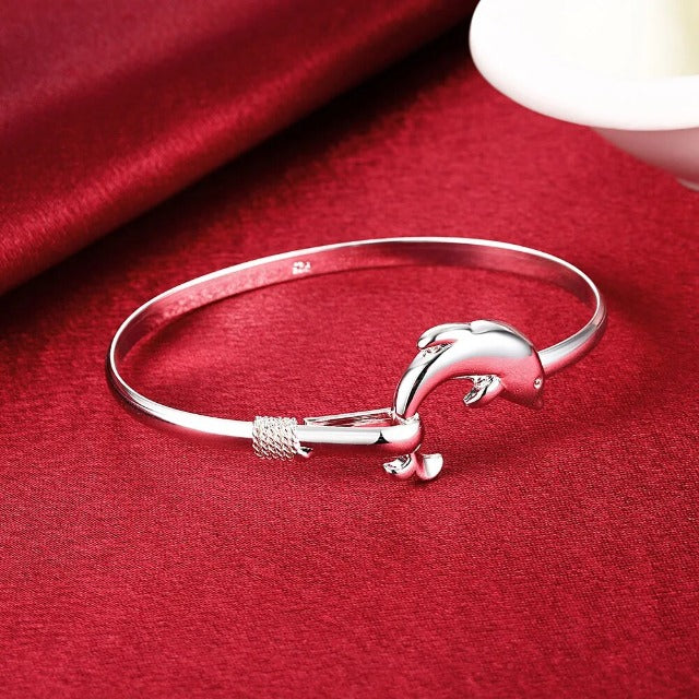 Bracelet Dauphin en Argent pour Femme