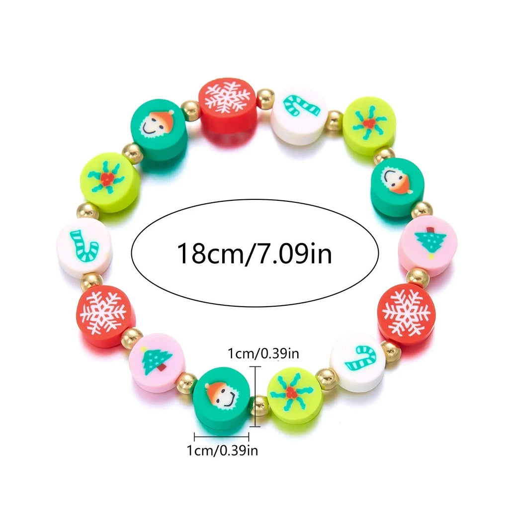 クリスマスのかわいいブレスレット