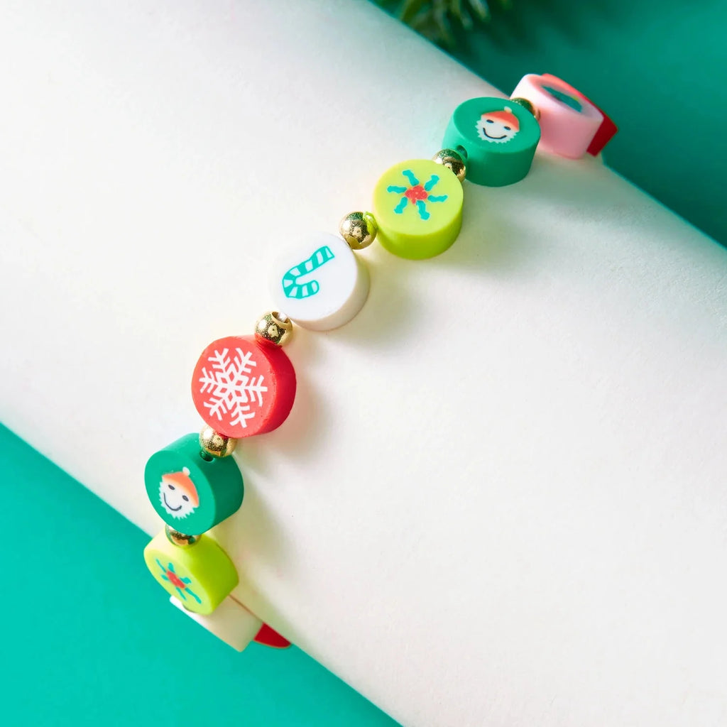 クリスマスのかわいいブレスレット