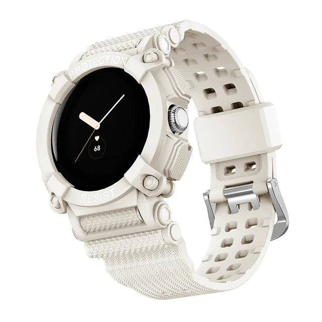Google Pixel Watch 1 & 2用ソリッドプロテクションバンド ホワイト