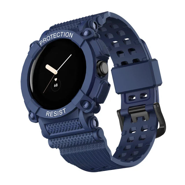 Google Pixel Watch 1 & 2用ソリッドプロテクションバンド ブルー