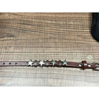 Bracelet de Style Vintage avec Etoiles marron