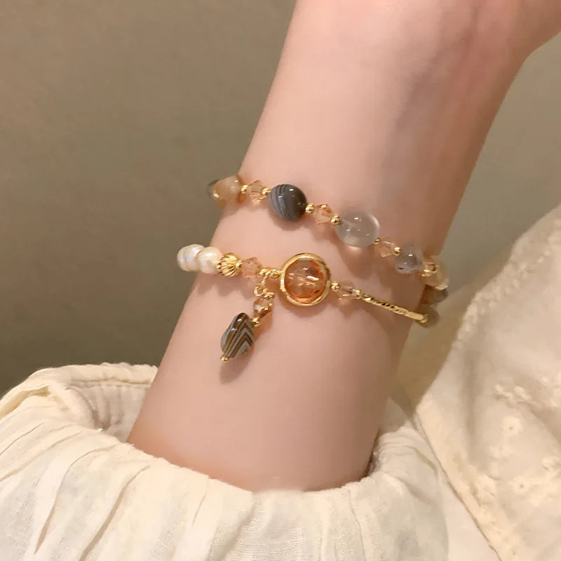 ダブルパールブレスレット