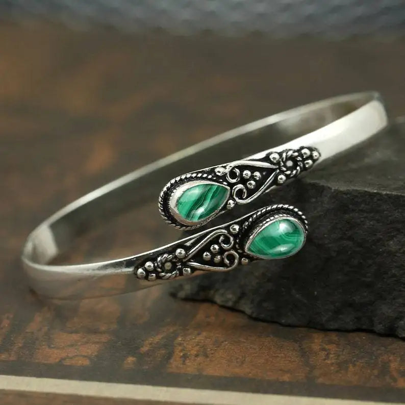 Bracelet Elégant de Style Ethnique vert