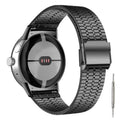 Google Pixel Watch 1 & 2対応 ステンレススチールメッシュ スマートウォッチバンド ブラック