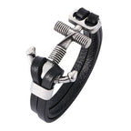 Bracelet en Cuir Ancre - l'Invincible