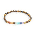 Bracelet en Pierres Naturelles 7 Chakras Oeil de tigre