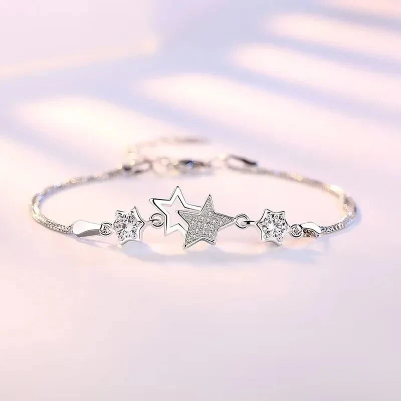 ブレスレット スター＆クリスタル
