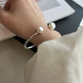 Bracelet Gourmette Originale pour Femme avec Perles