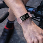 Fitbit Charge 3 & Charge 4 用ウォッチバンド ローズゴールドラメ