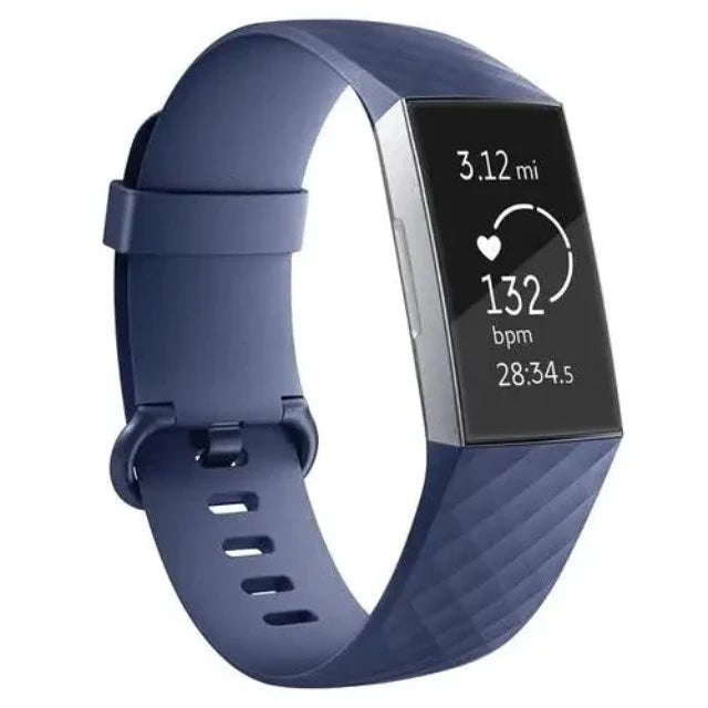 Fitbit Charge 3 & Charge 4 用ウォッチバンド ネイビー
