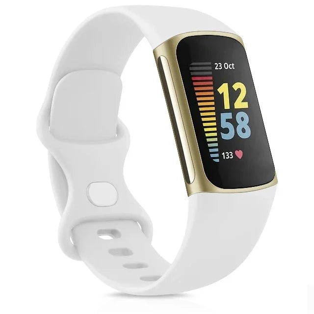 Fitbit Charge 5用ウォッチバンド ホワイト