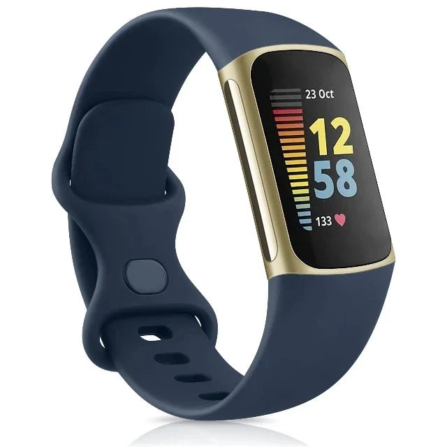 Fitbit Charge 5用ウォッチバンド ネイビーブルー