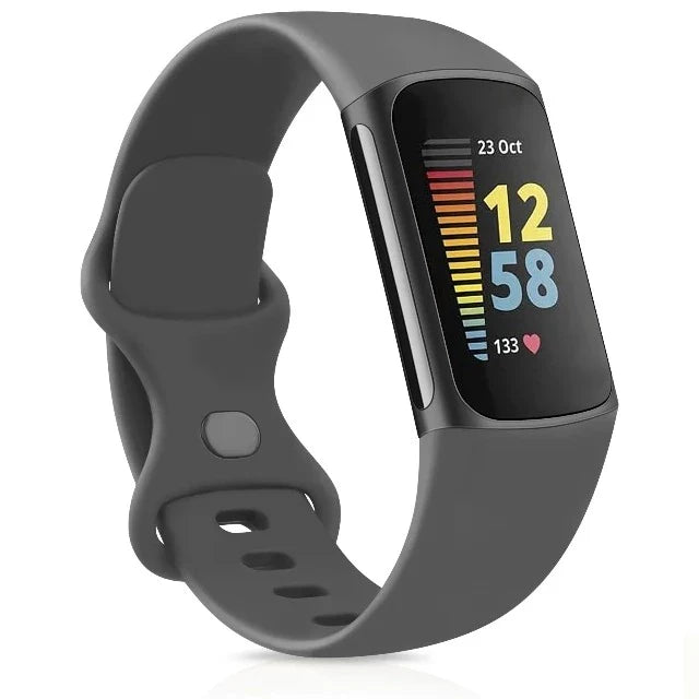 Fitbit Charge 5用ウォッチバンド グレー