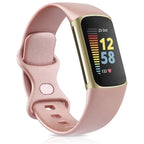 Fitbit Charge 5用ウォッチバンド ローズゴールド
