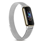 Fitbit Luxe用シルバーカラーウォッチブレスレット