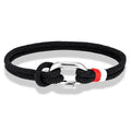 Bracelet nautique en corde tressée avec nœud pour homme ou femme