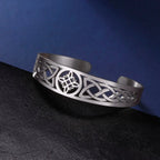 ウィッチーズノット チェーンブレスレット 保護 Wiccan シルバー
