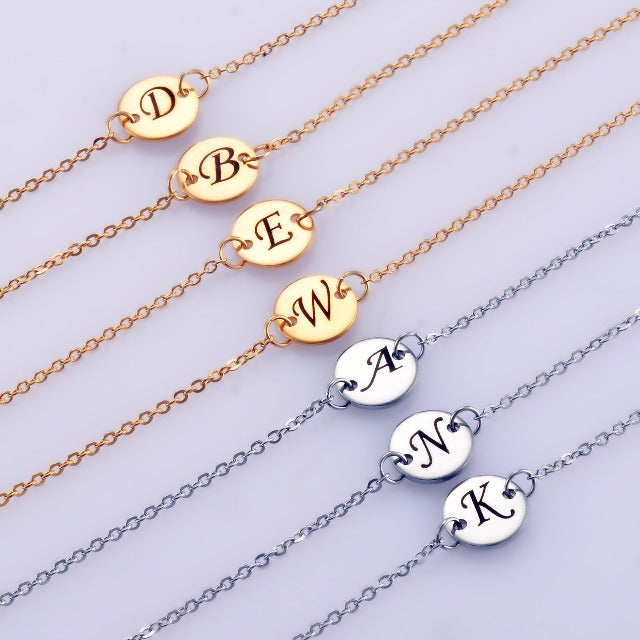 Bracelet pour Bébé Initiale
