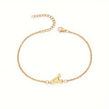 Bracelet Personnalisé pour Femme avec Initiale Or a
