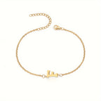 Bracelet Personnalisé pour Femme avec Initiale Or f