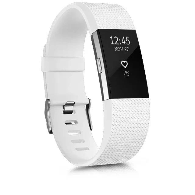 Fitbit Charge 2用ホワイトブレスレット