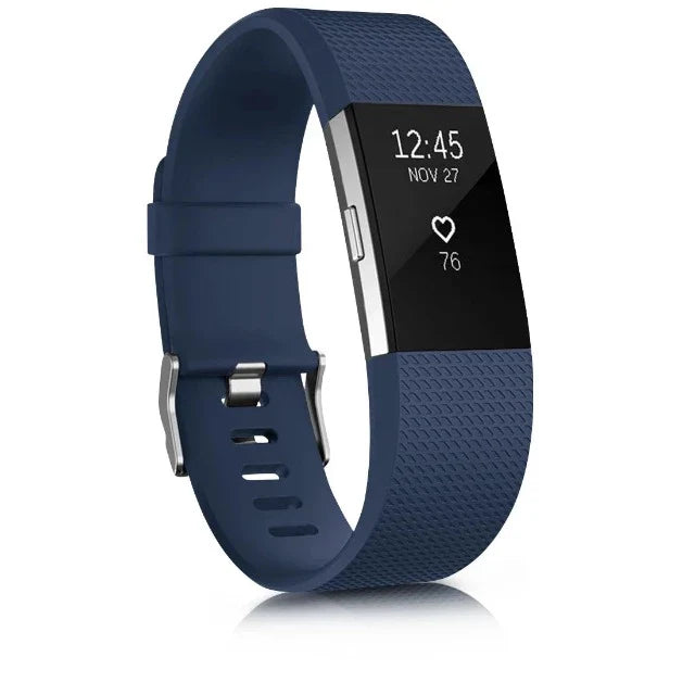 Fitbit Charge 2用ネイビーブレスレット