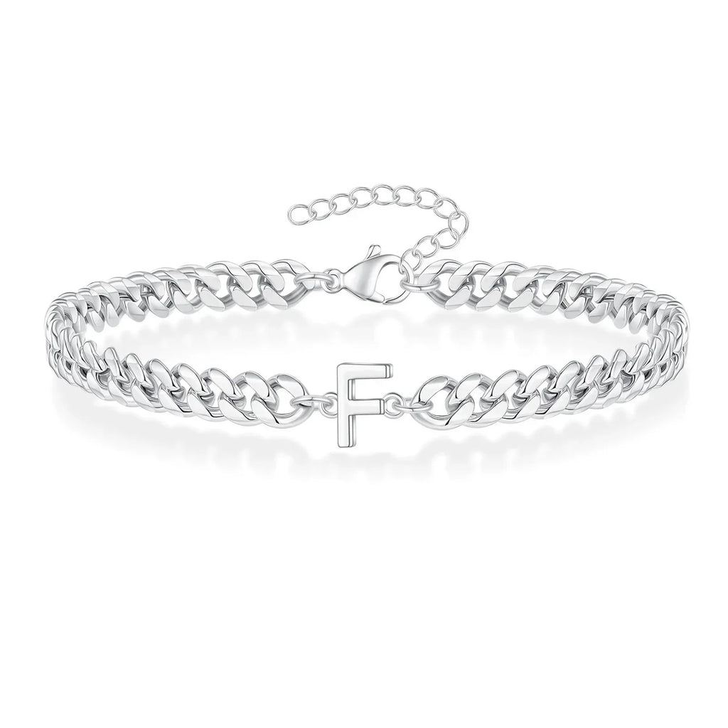 イニシャルツイストブレスレット f