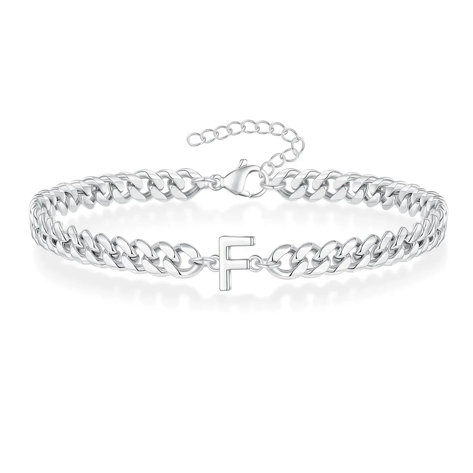 イニシャルツイストブレスレット f