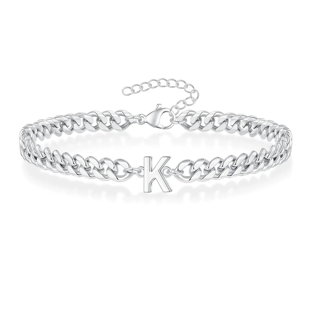 イニシャルツイストブレスレット k
