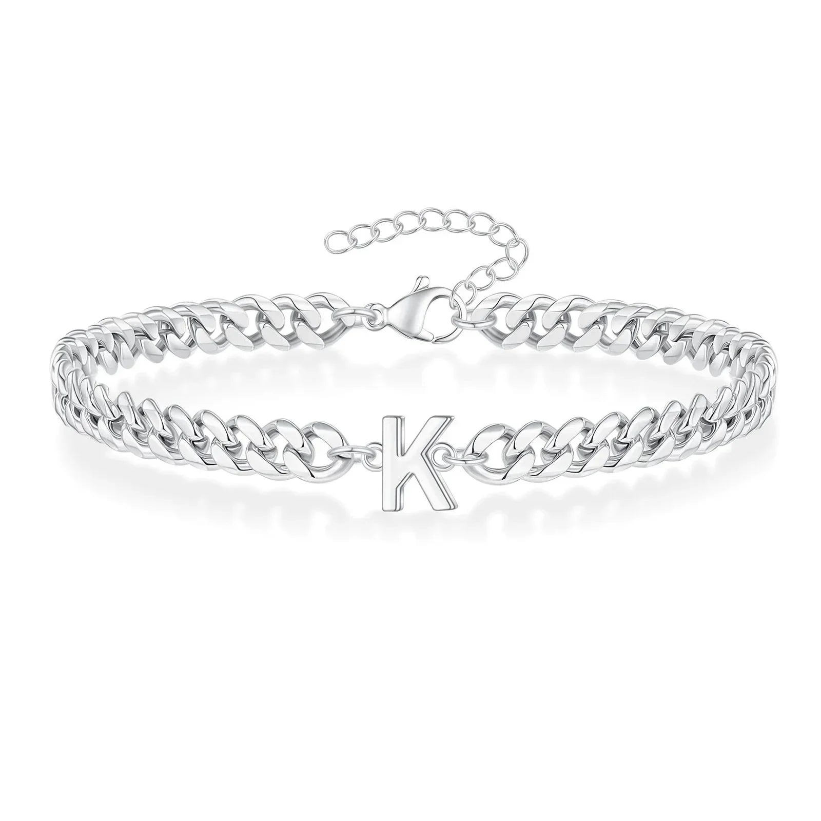 イニシャルツイストブレスレット k